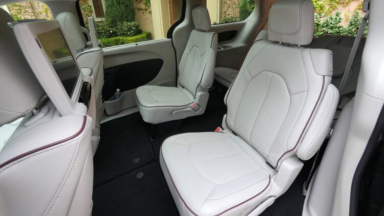Chrysler Pacifica tweede rij stoelen