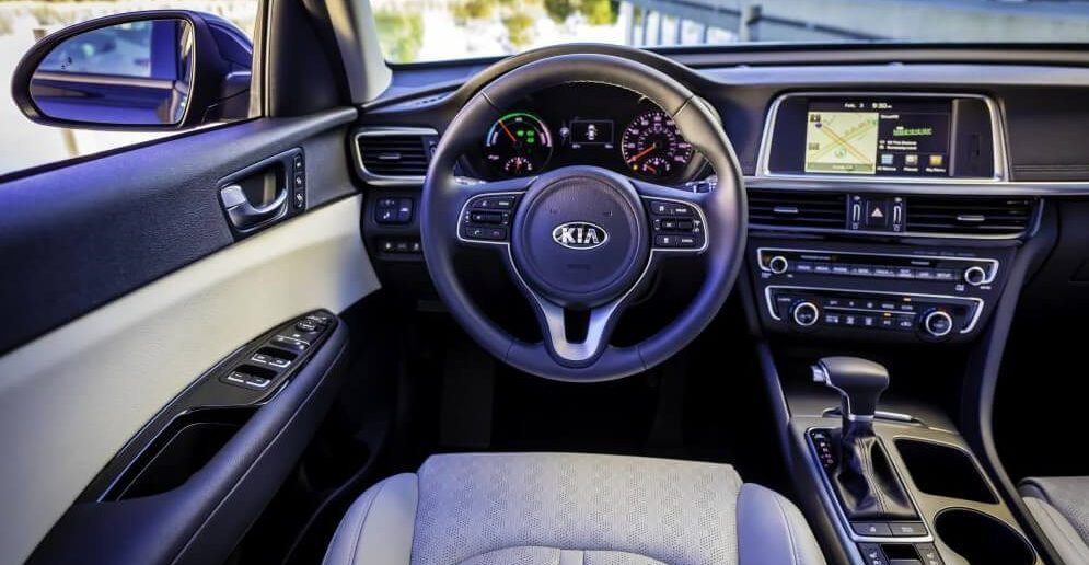 Kia Optima PHEV dashboard