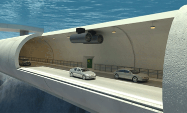 Noorwegen kiest voor drijvende tunnel Noorwegen drijvende tunnel