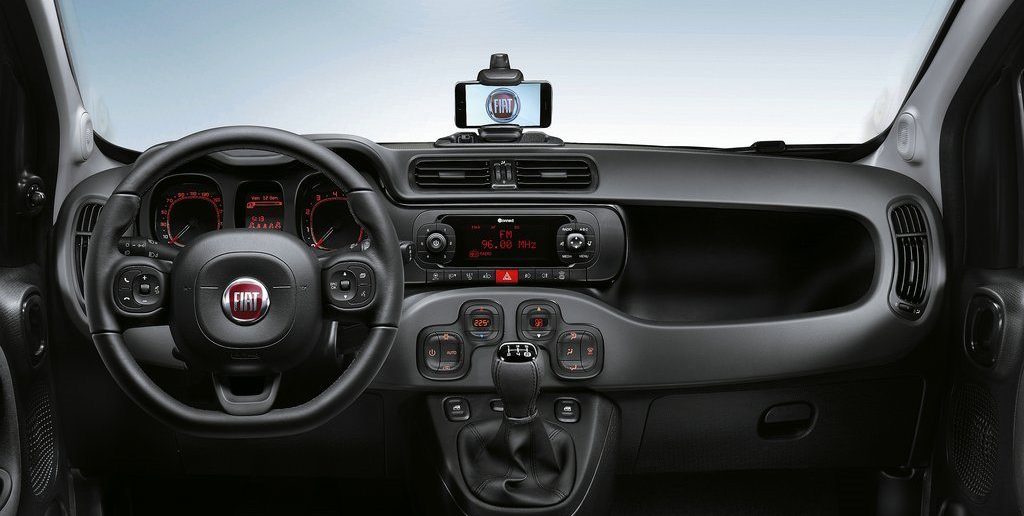 Fiat Panda dashboard