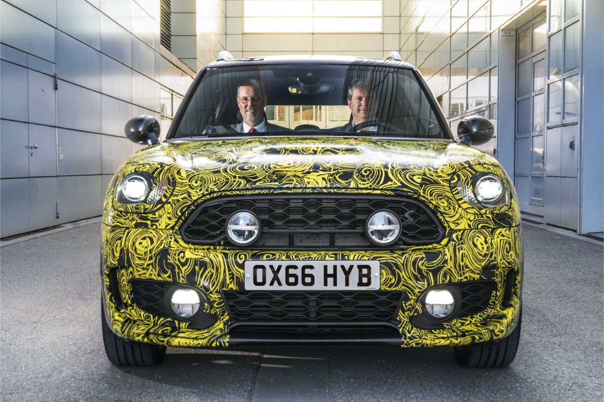 Mini kondigt stekkerhybride Countryman aan Mini Countryman plug-in hybride elektrisch