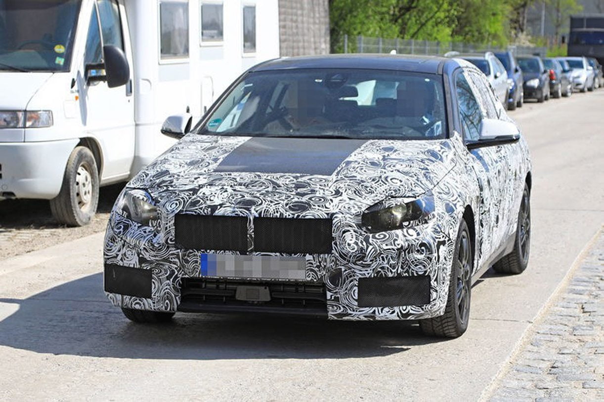 Nieuwe BMW 1-serie betrapt