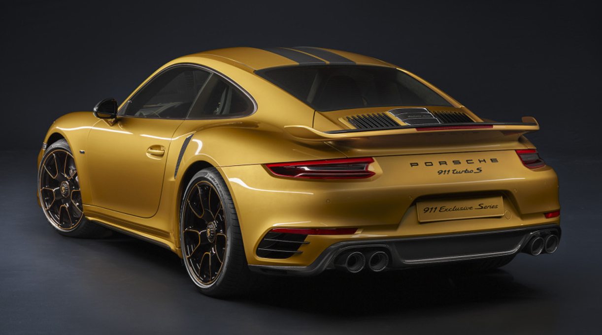 Goudgerand: Porsche 911 Turbo S Exclusive
