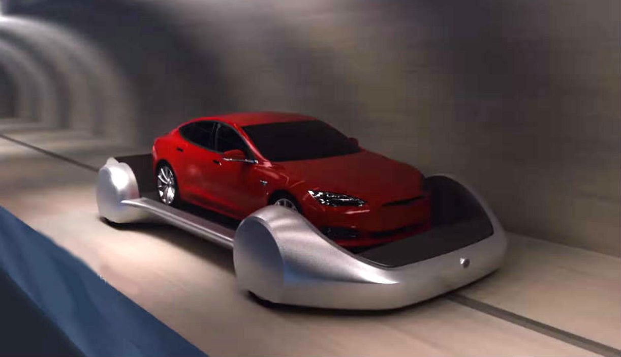 Tesla topman mag tunnel bouwen