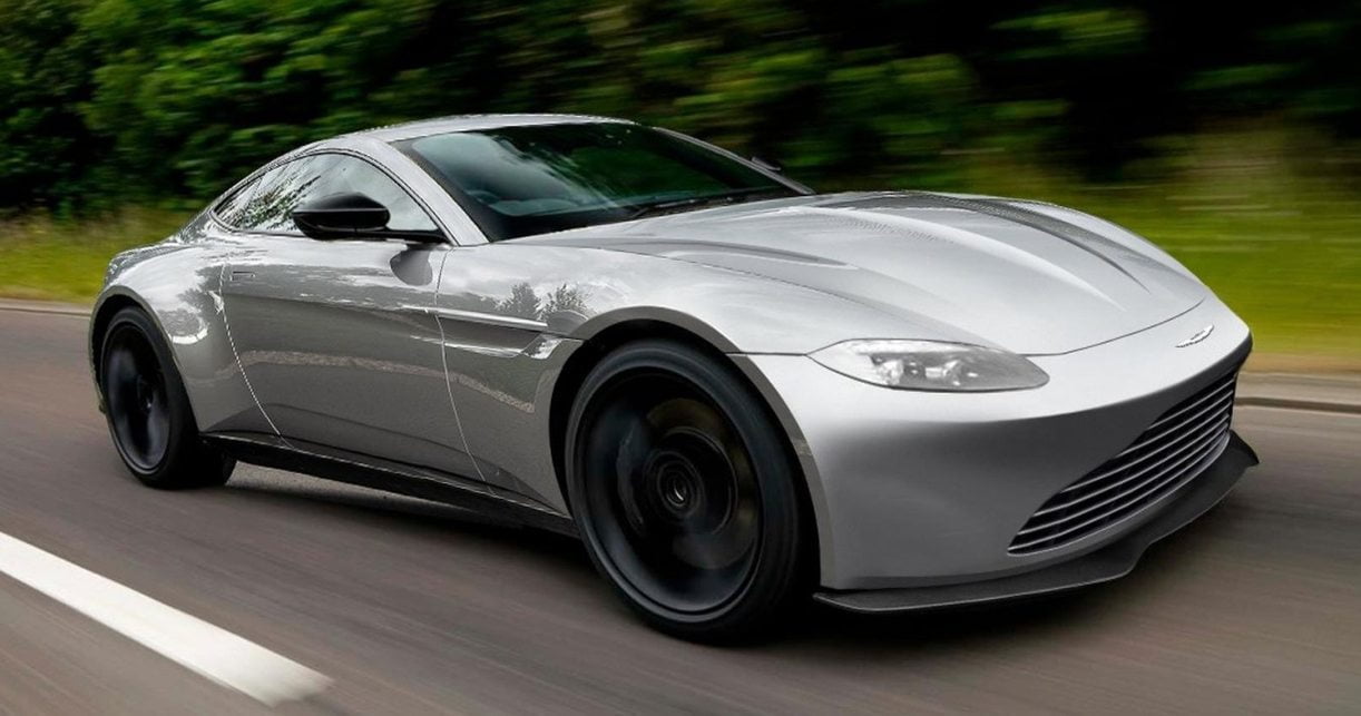 Aston Martin Vantage zonder camouflage