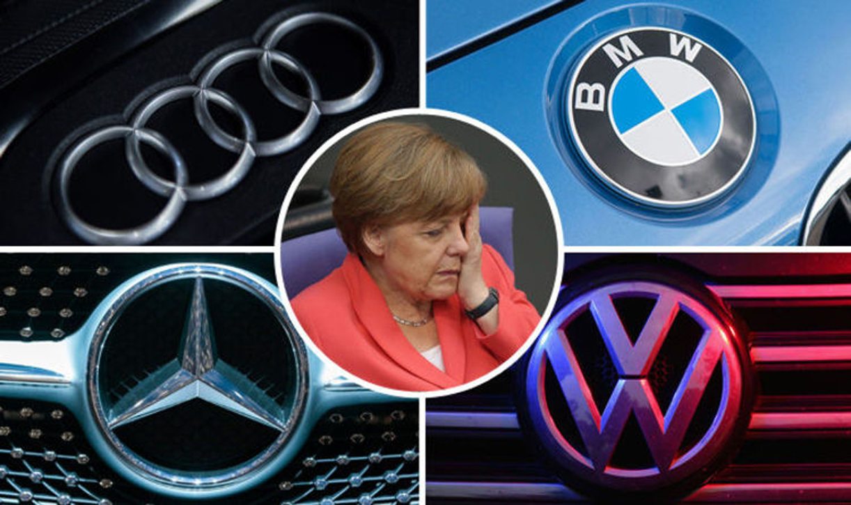 Merkel: Duitse autosector heeft het vertrouwen verspeeld
