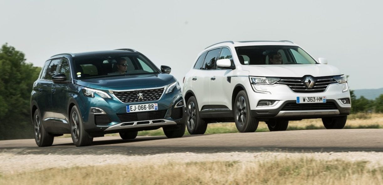 Duel: Peugeot 5008 versus Renault Koleos