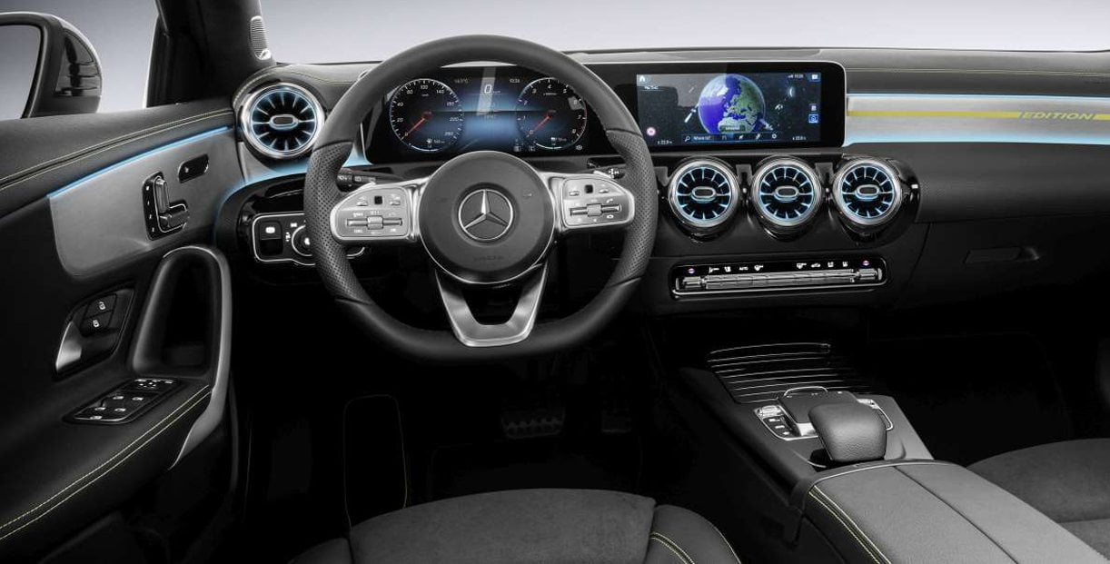 Nieuwe Mercedes A klasse toont zijn dashboard