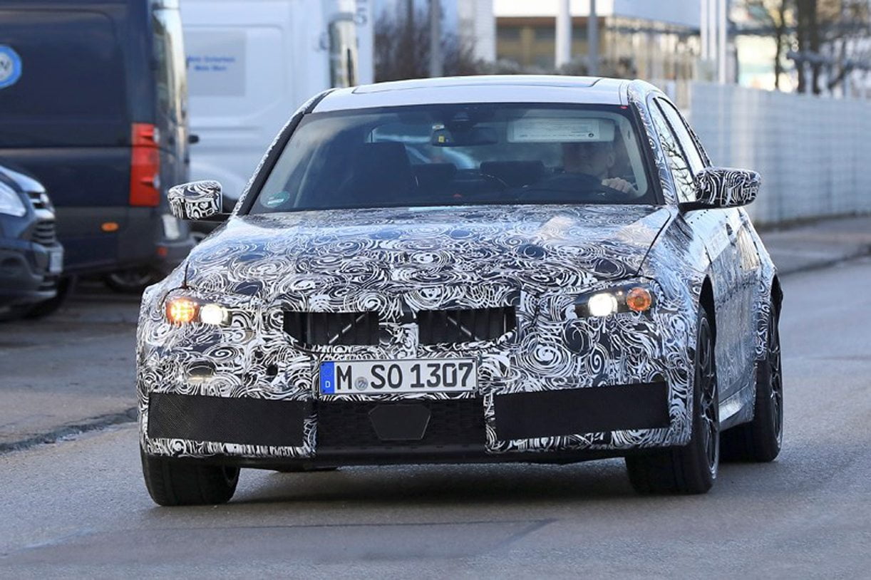 Nieuwe BMW M3 betrapt