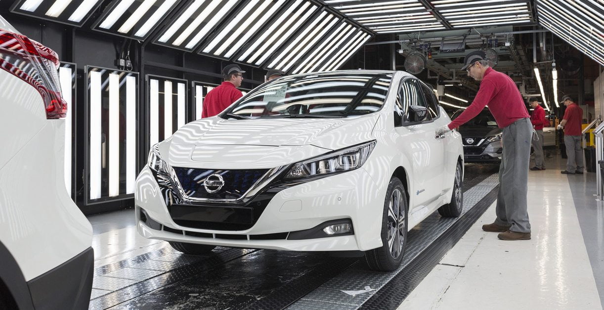 Nieuw Nissan Leaf in productie