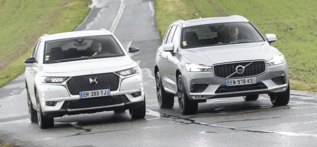 Volvo XC60 slaat aanval DS 7 Crossback af