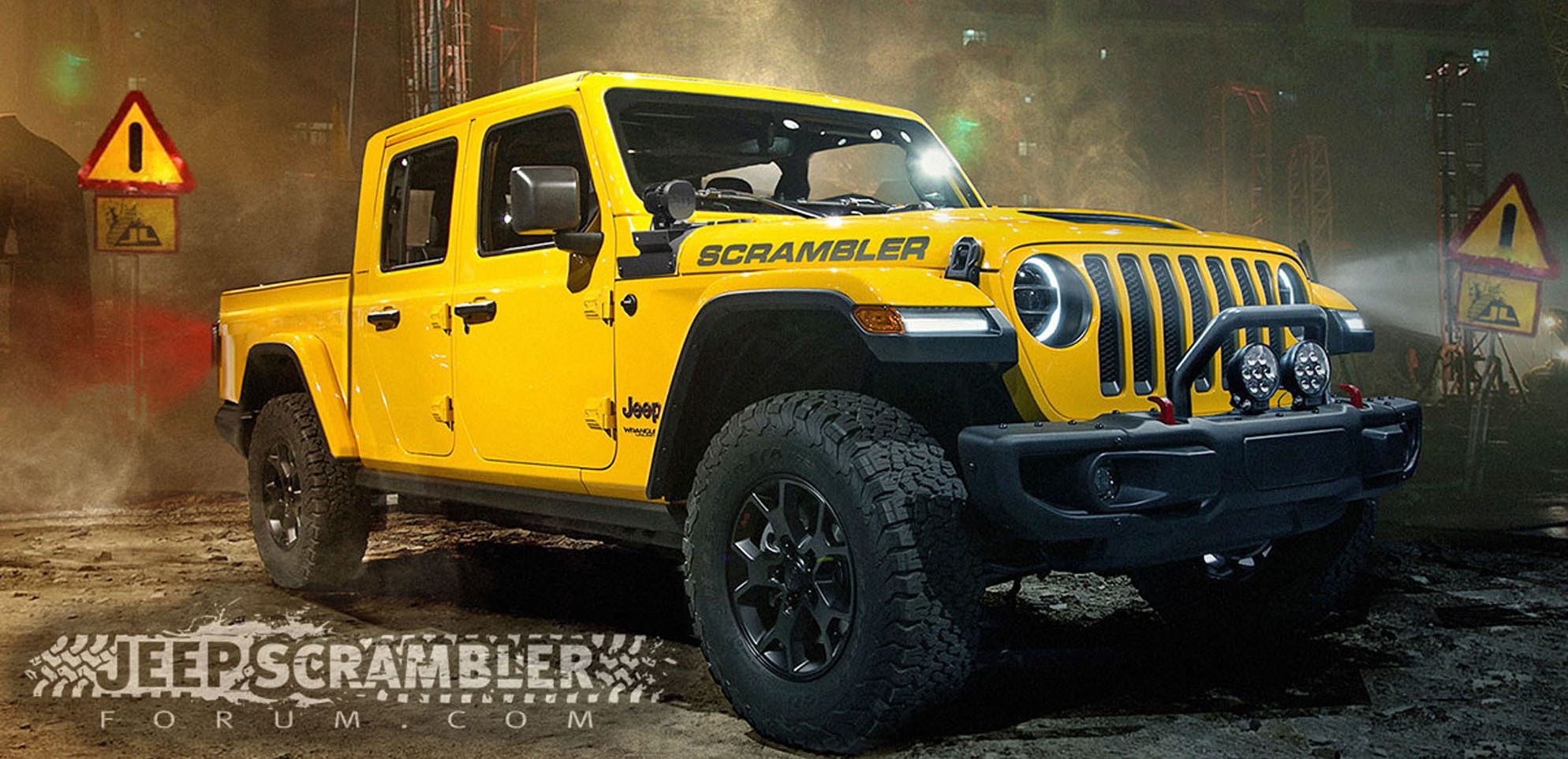 Jeep Wrangler komt ook als pick-up