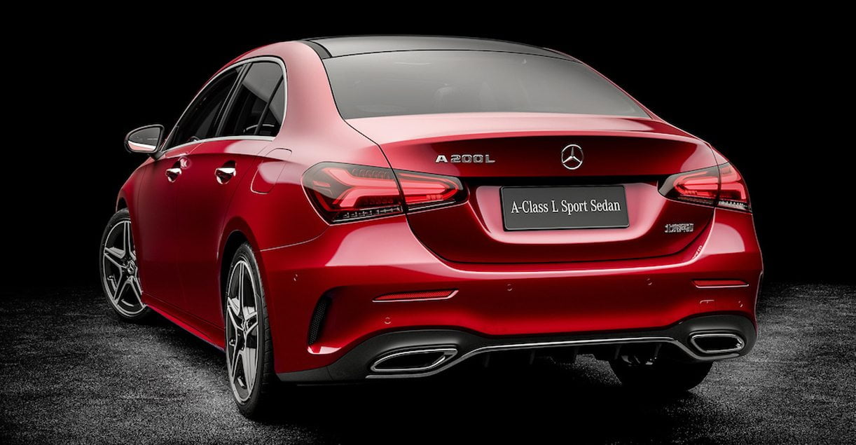 Speciaal voor China: Mercedes A-klasse L Sedan