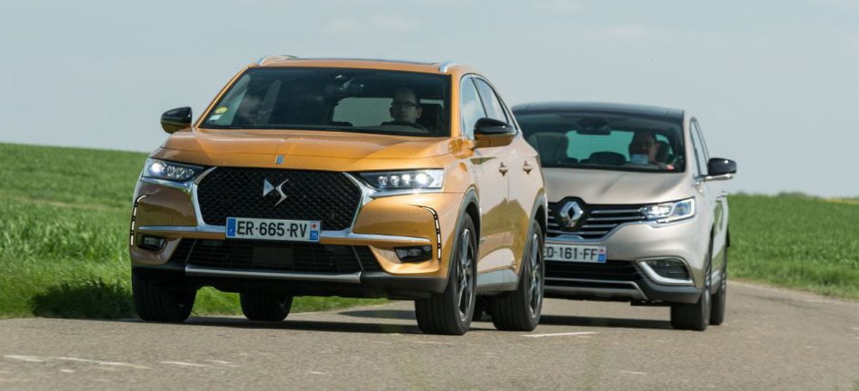 Prestigestrijd: DS 7 Crossback versus Renault Espace