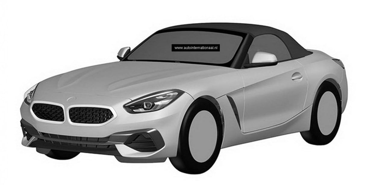 Patenttekeningen BMW Z4 duiken op