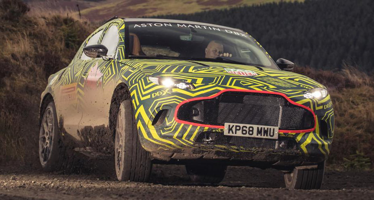 Aston Martin DBX laat zich zien