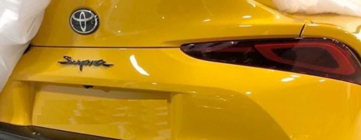 Toyota Supra gaat met de billen bloot