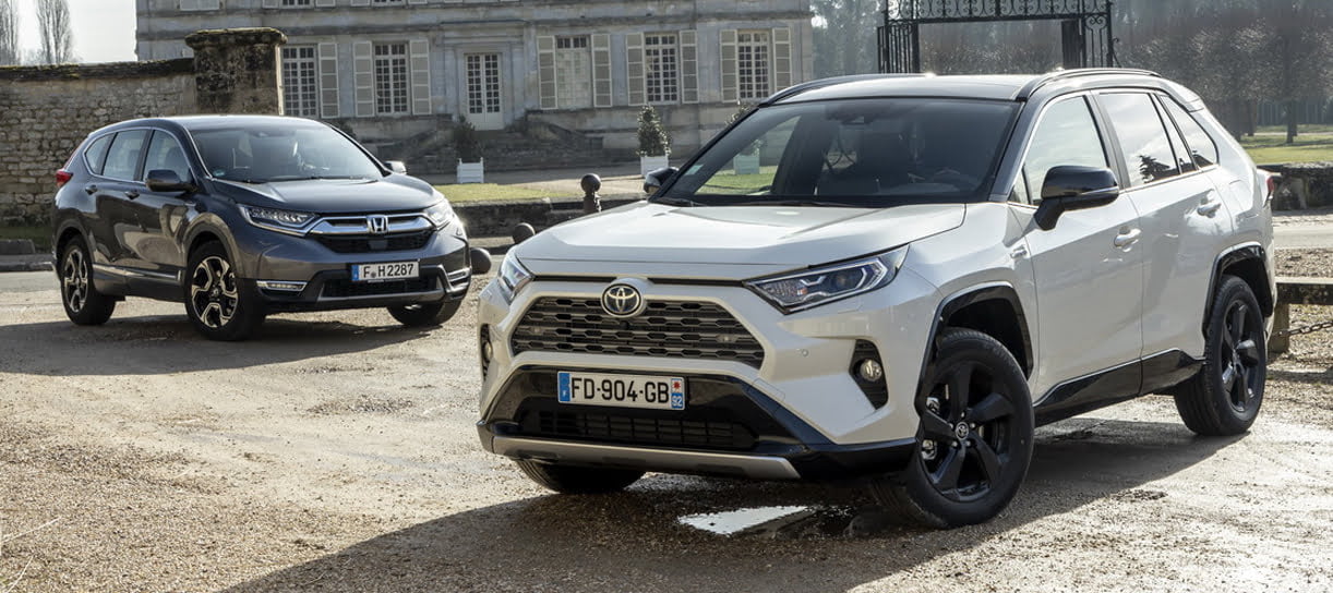 Hybride SUV testduel: Honda CR-V verslaat Toyota RAV4