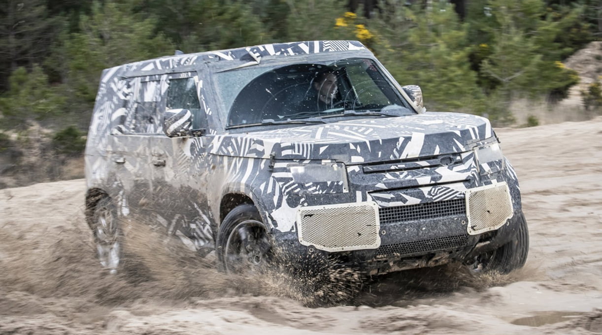Land Rover plaagt met de nieuwe Defender