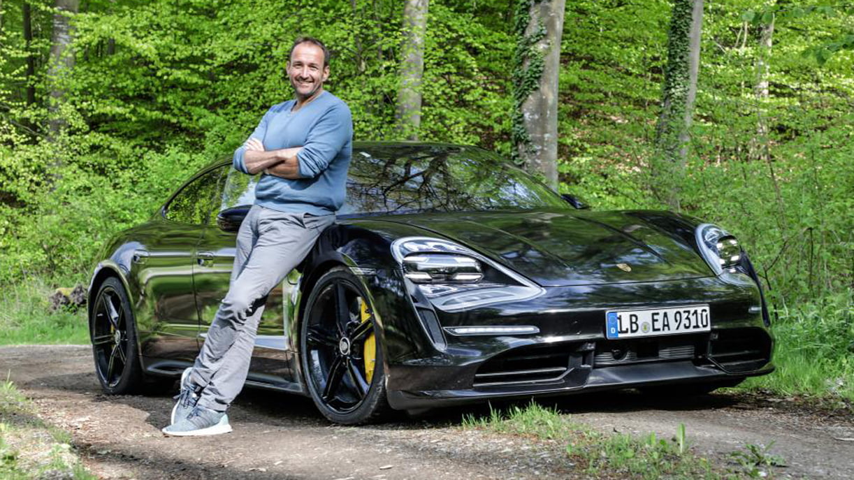 Het nieuwe neusje van de zalm: test Porsche Taycan prototype
