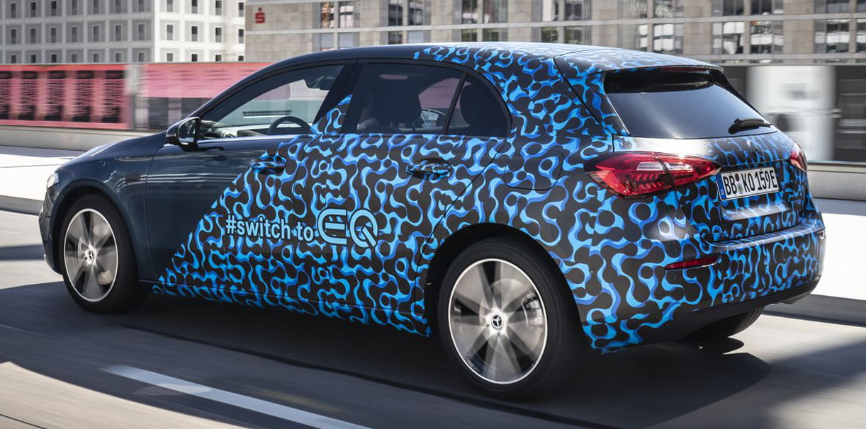 In detail: de stekker hybride Mercedes-Benz A 250e