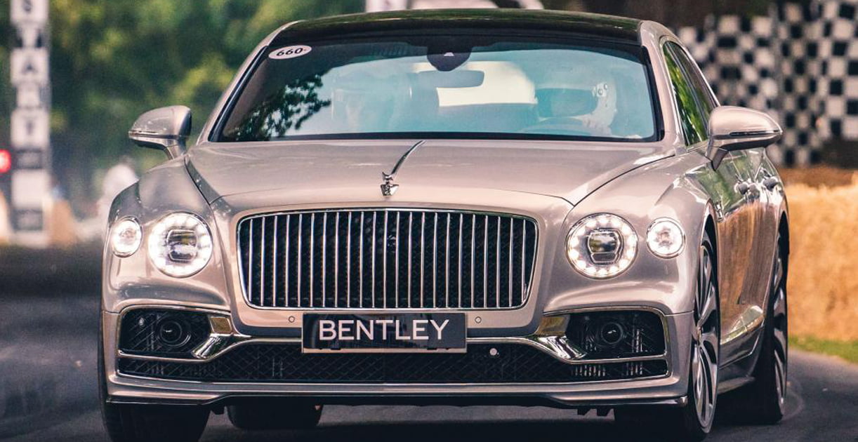Bentley Flying Spur schittert op Goodwood