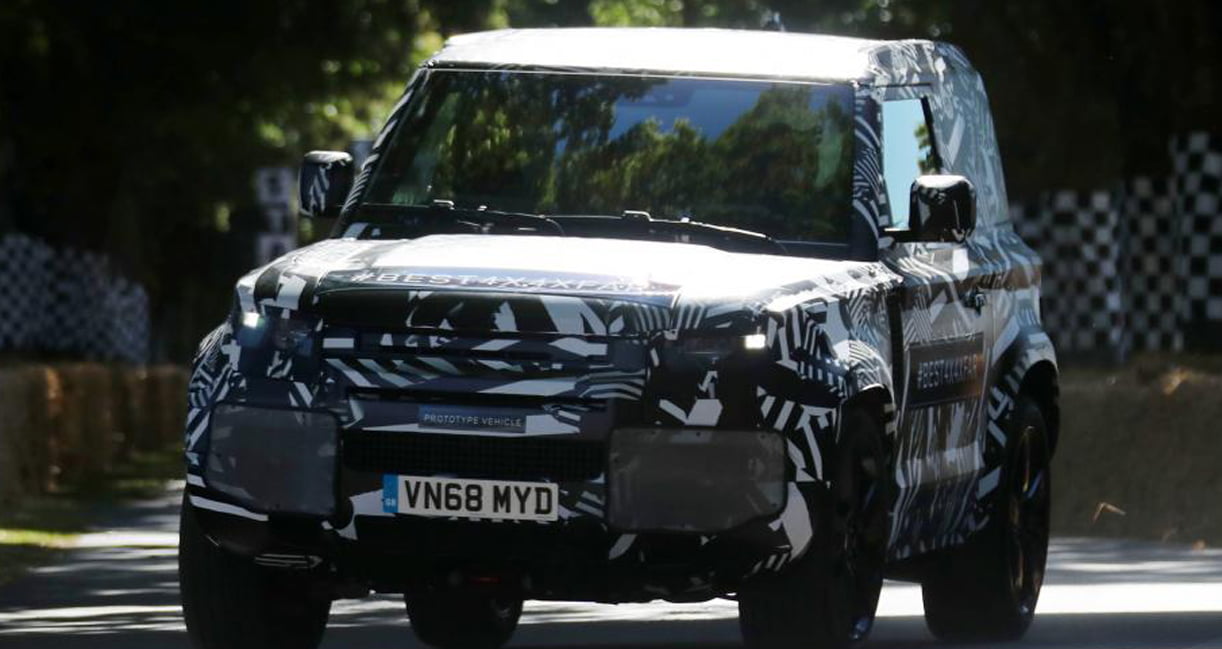 Land Rover Defender geeft op Goodwood specificaties prijs