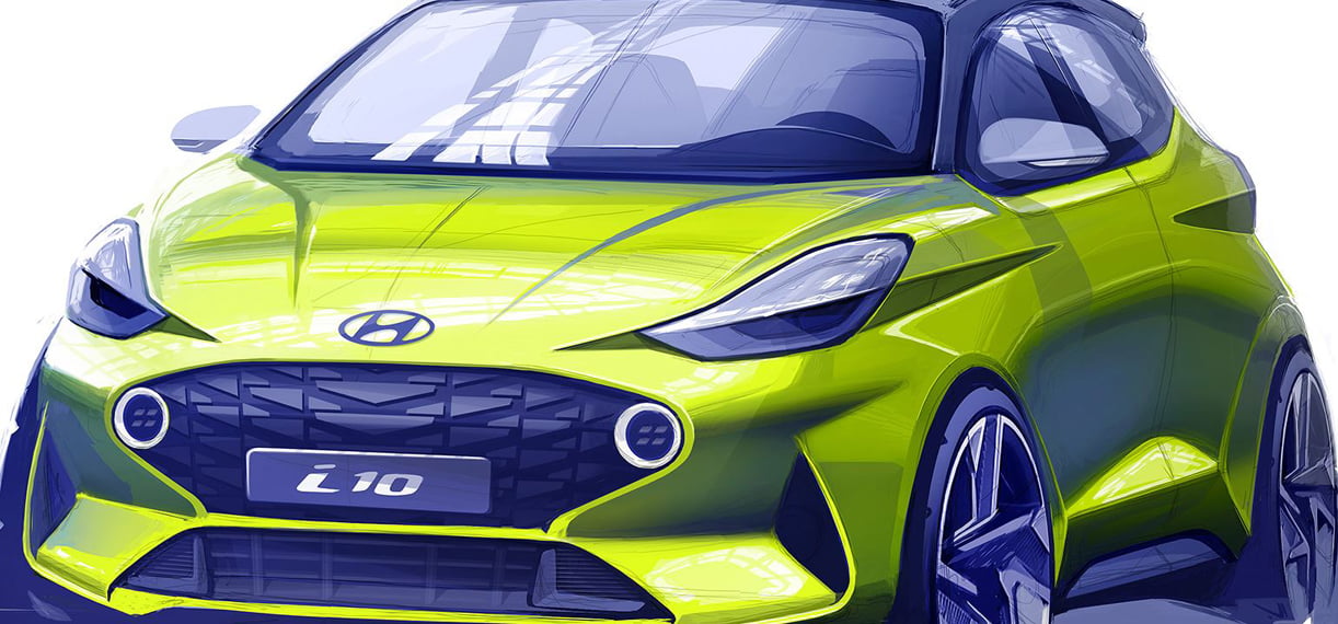 Hyundai plaagt met schets nieuwe i10
