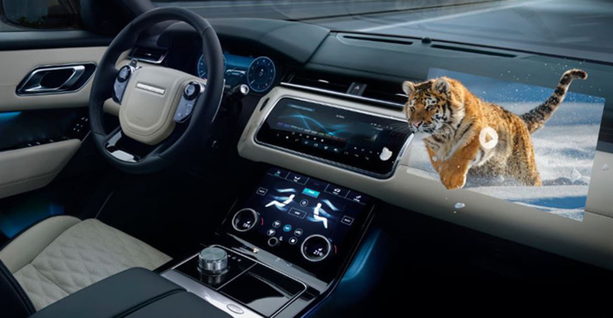 Jaguar Land Rover wil verkeersinformatie in 3D op de weg projecteren