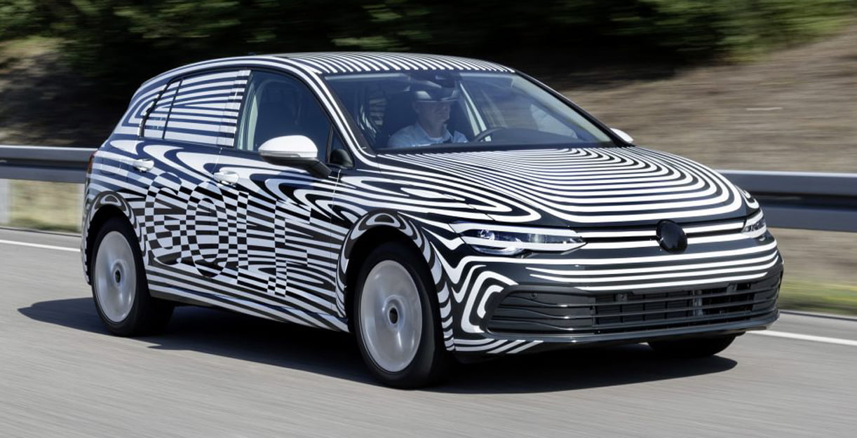 Volkswagen toont nieuwe Golf in zebra outfit