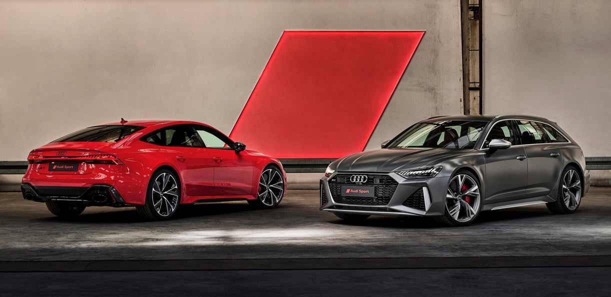 Prijs vergelijking Audi RS6 Avant en RS7 Sportback