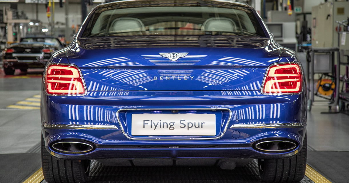 Productiestart en eerste review Bentley Flying Spur