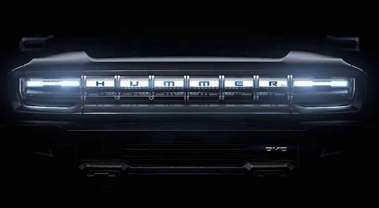 Hummer toont zijn nieuwe elektrische gezicht