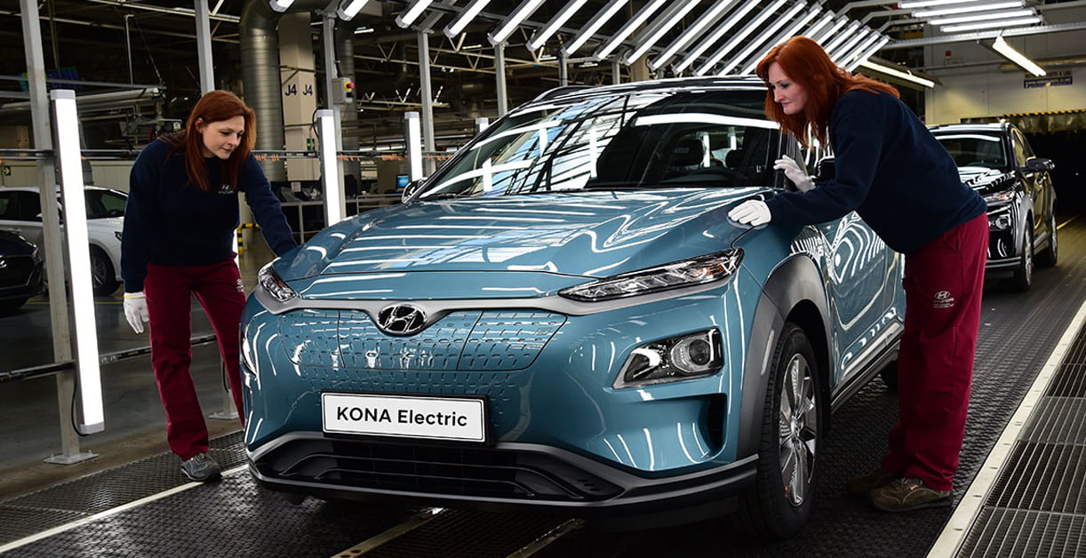 Hyundai is klaar voor productie Kona Electric in Tsjechië