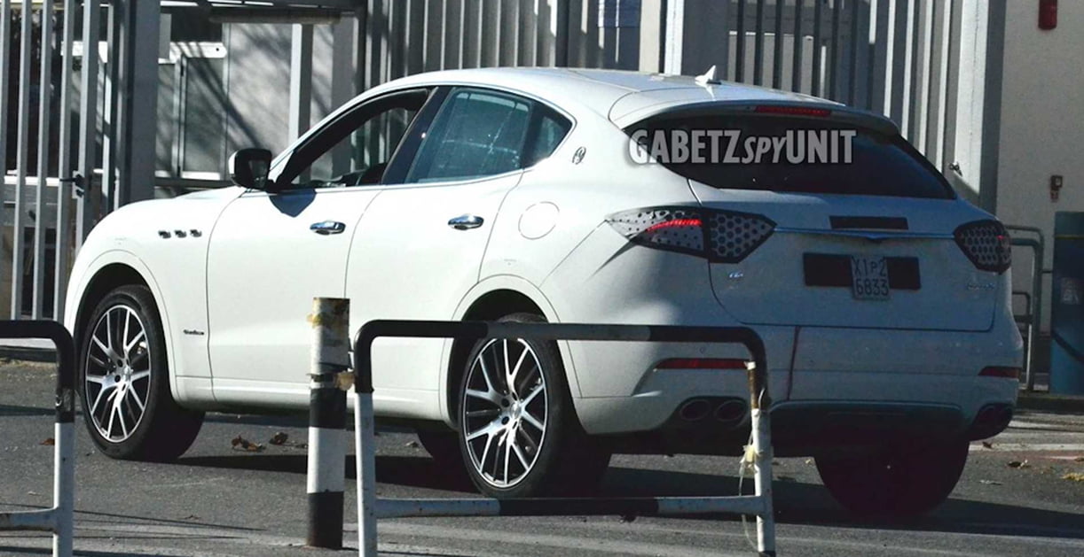 Vernieuwde Maserati Levante betrapt