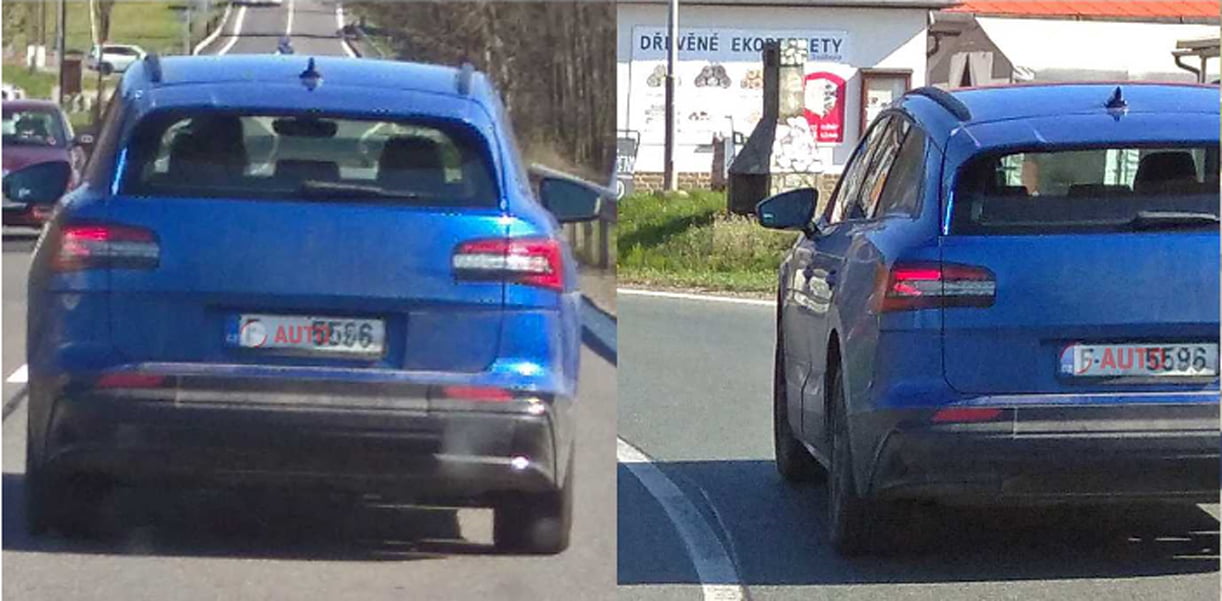 Skoda Enyaq betrapt
