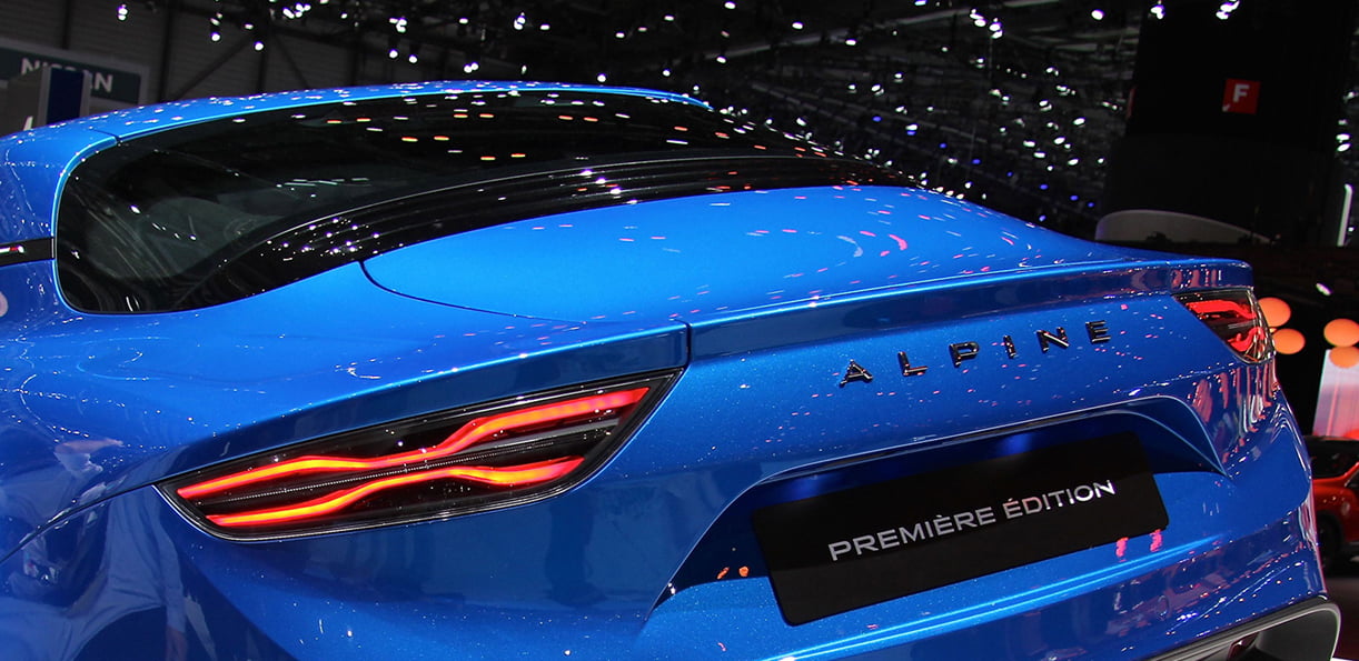 Alpine in zee met BMW