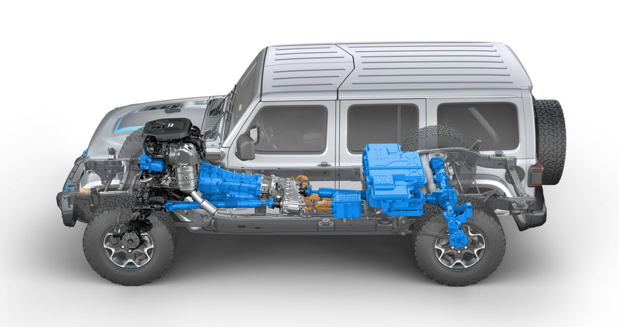 Terrein rijden kan nu ook (deels) elektrisch: Jeep Wrangler 4xe