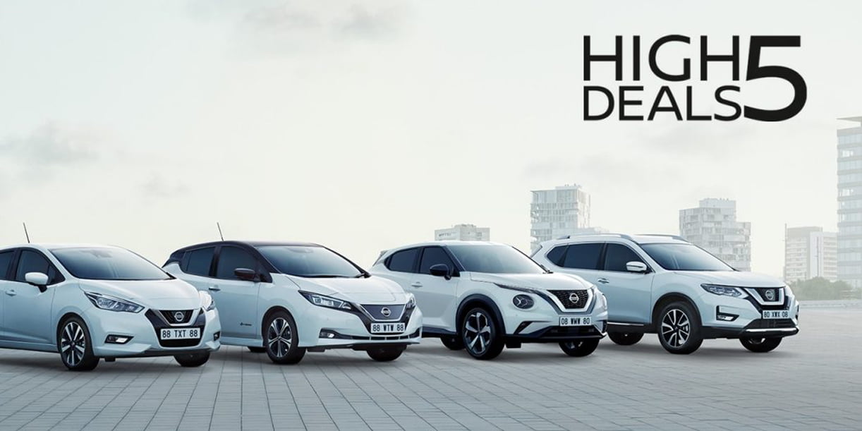Actie van Nissan: High Five Deals