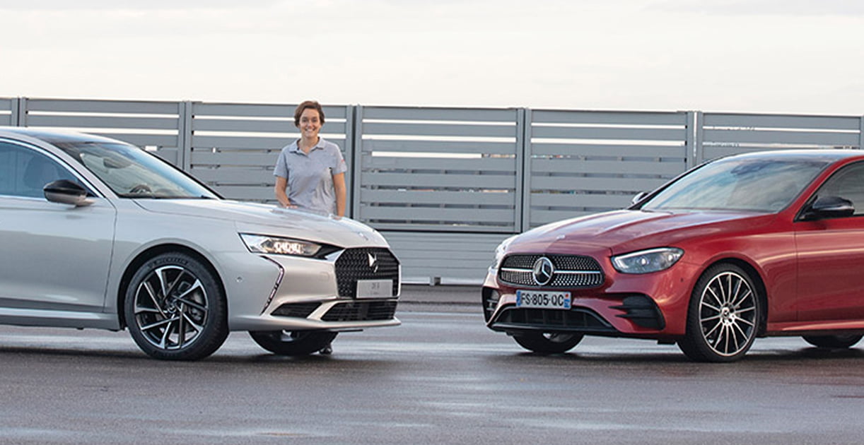 DS 9 daagt de Mercedes-Benz E-klasse uit