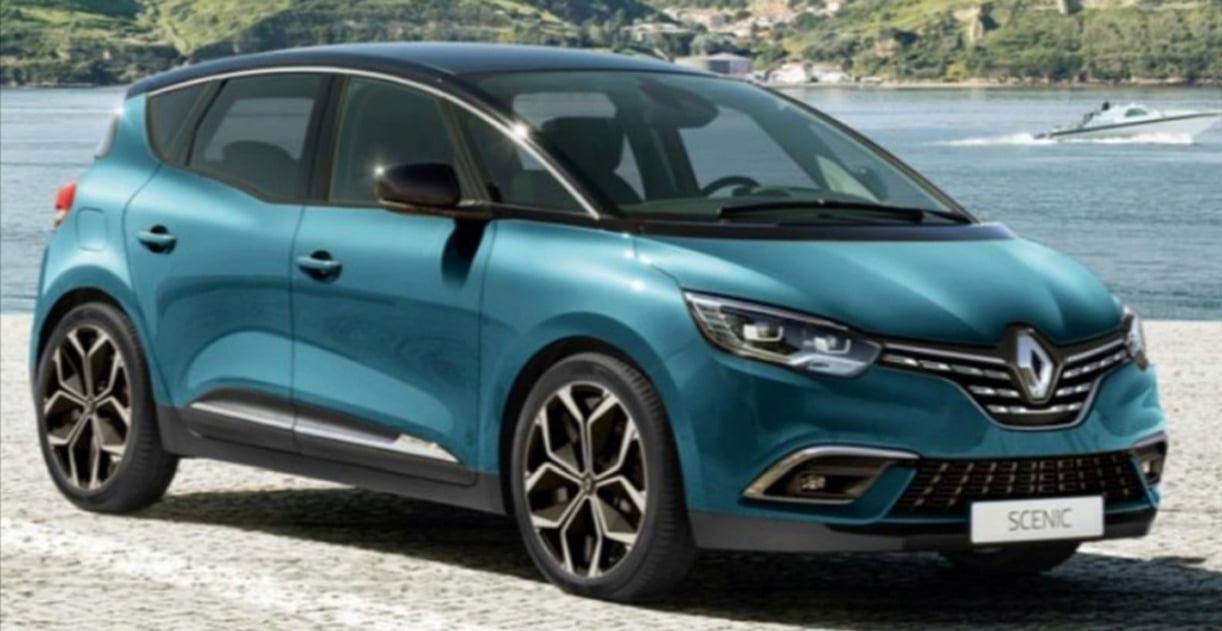 Renault punt de Scénic bij