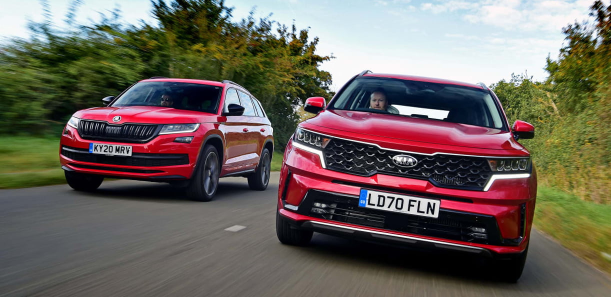 SUV duel: nieuwe Kia Sorento verslaat Skoda Kodiaq