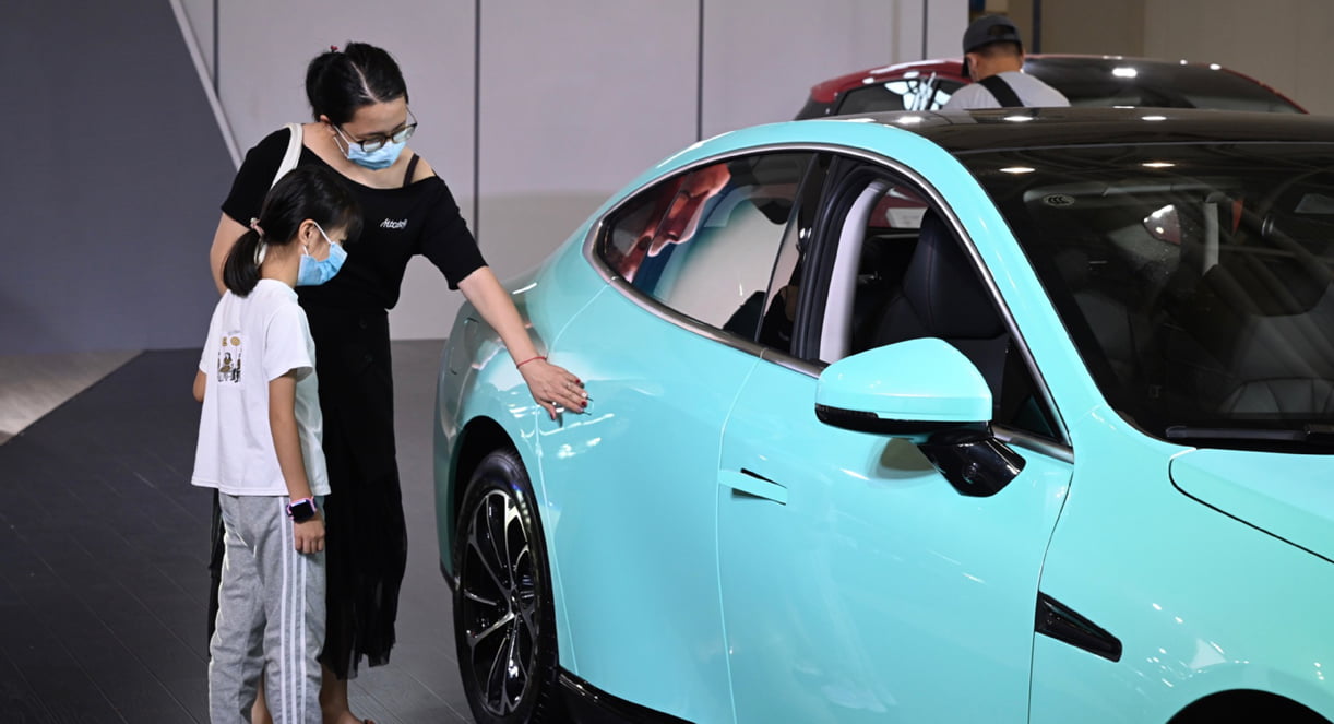 Chinese automarkt is hersteld van de corona pandemie