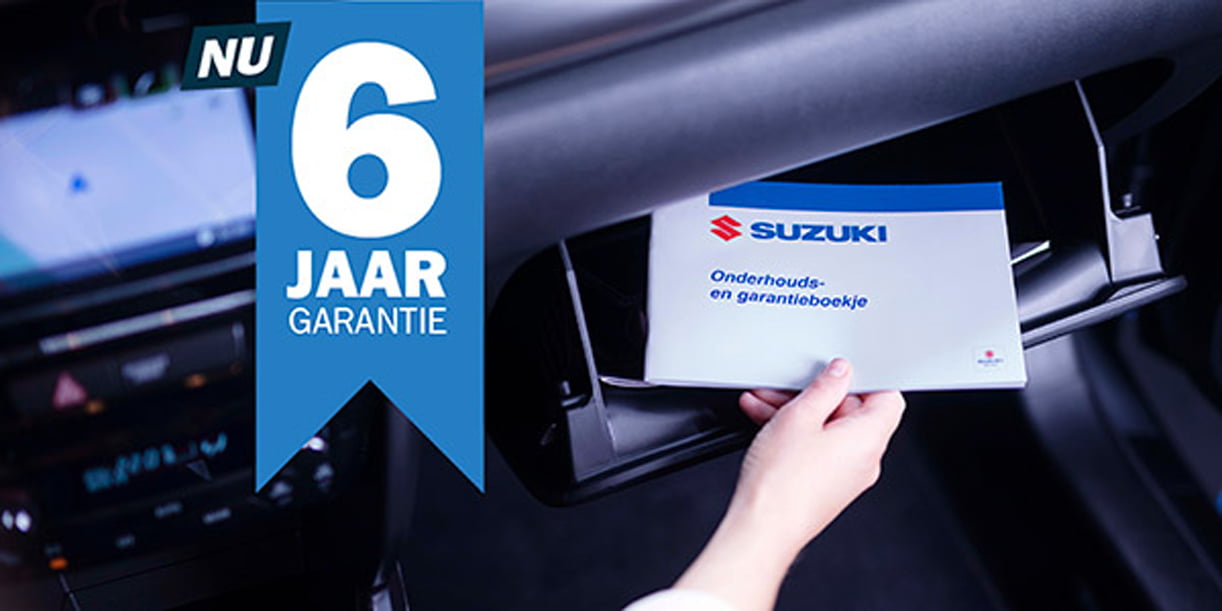 Suzuki verdubbelt garantietermijn tot 6 jaar