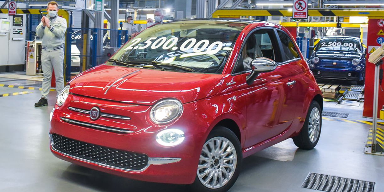 Fiat 500 doet 2,5 miljoen