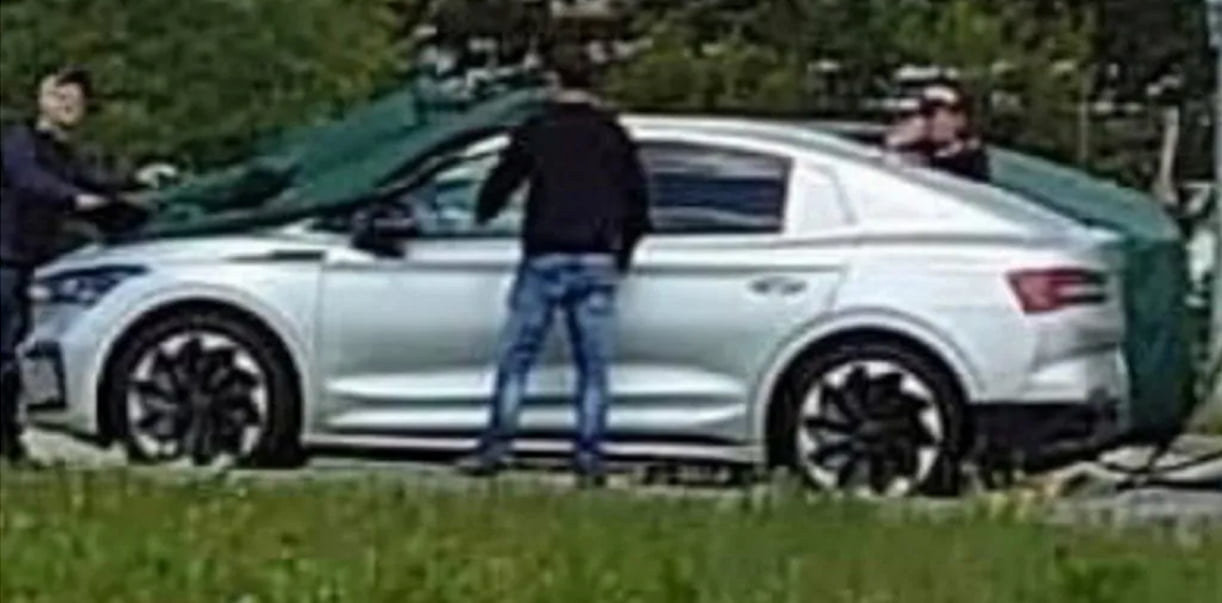 Skoda Enyaq iV Coupé betrapt