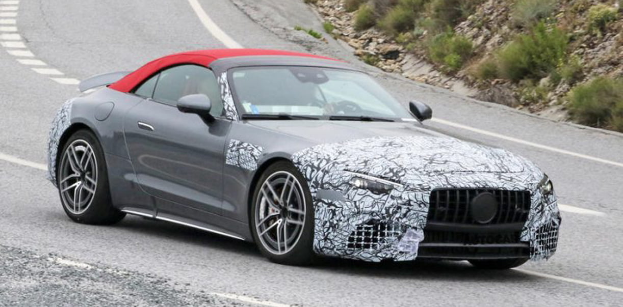 Nieuwe Mercedes-AMG SL betrapt