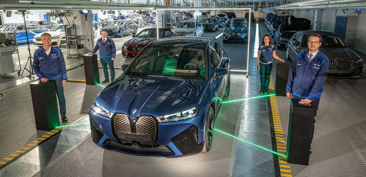 Productie van de iX is het begin van een nieuw tijdperk voor BMW