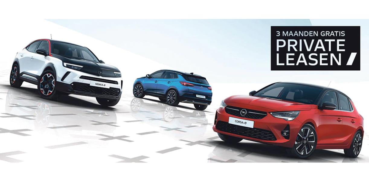 Rijd de hele zomer gratis met Opel Private Lease