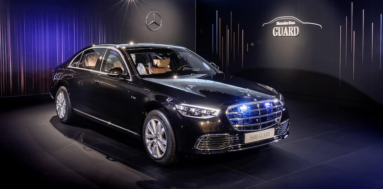 Tot de tanden bewapend: de Mercedes-Benz S 680 Guard